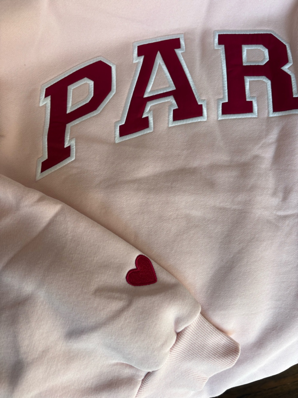 Parke Valentines Day pink and crimson mockneck NWT - Picture 4 of 4